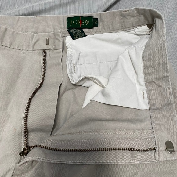 Vintage J Crew Oarsman Khaki Chino Pants 32 Cotton Office Classic Timeless - Picture 2 of 11